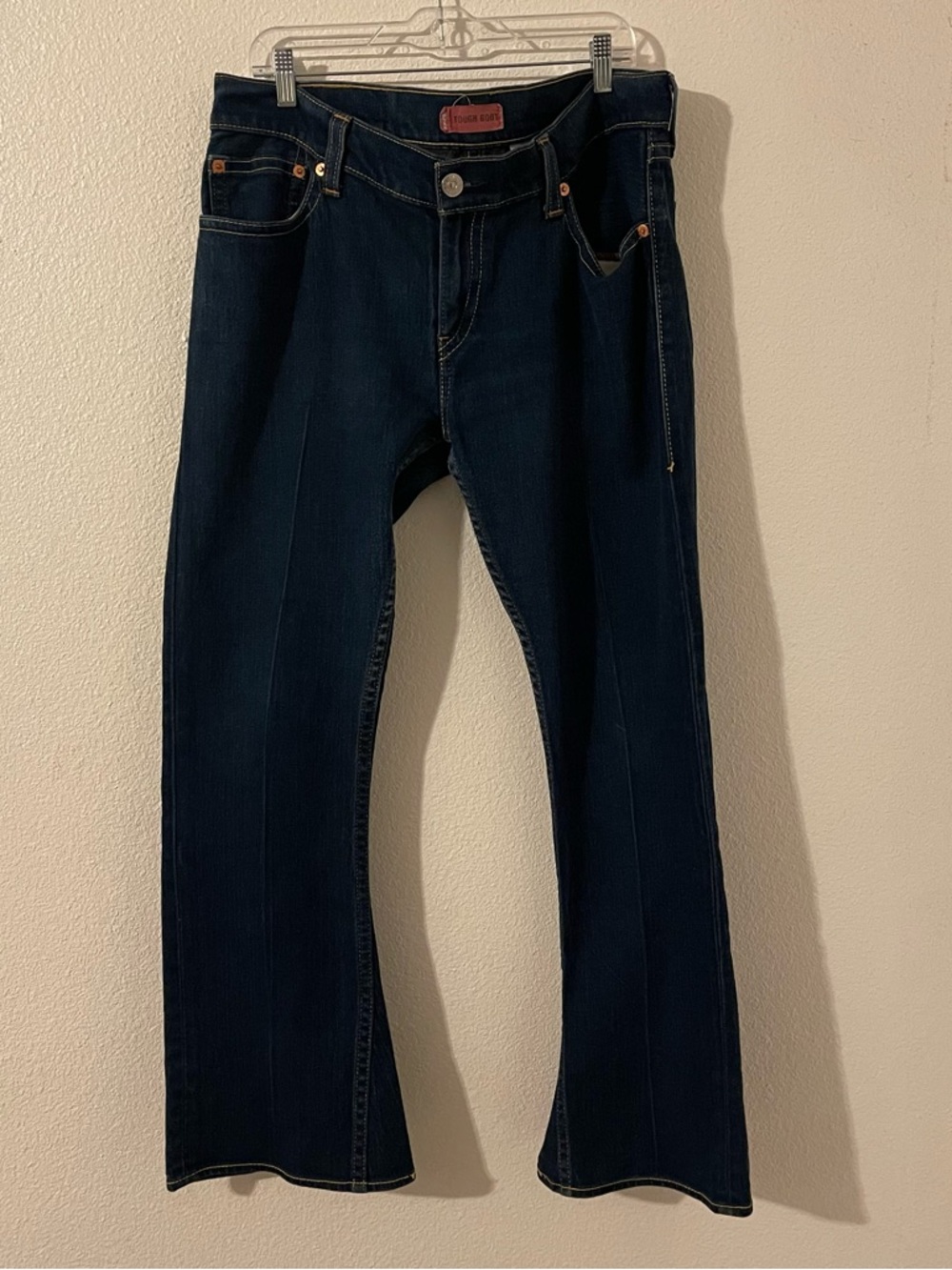Levis Type 1 Tough Boot Jeans Women's 14M Dark Blue Denim Vintage Flare
